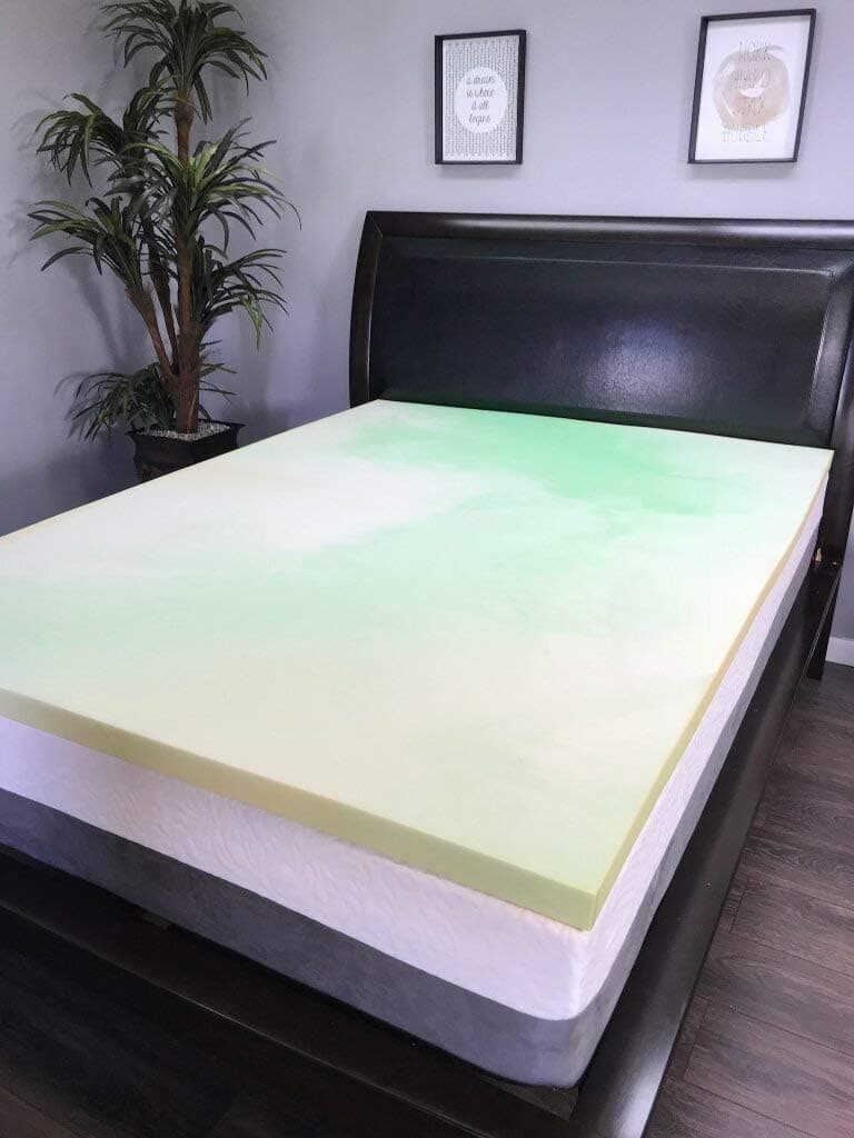4lb Gel Infused Memory Foam Topper Made in the USA (RV Short Queen)