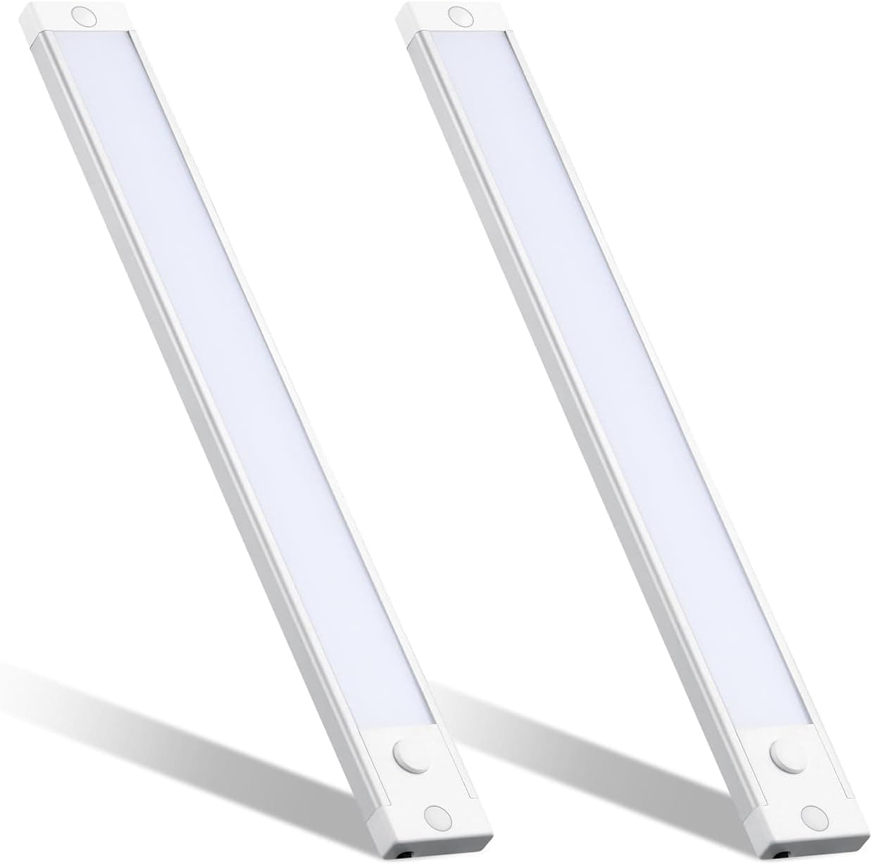 Obeaming RV Interior LED Light Bar 12V LED Light Strip with Integral Dimmer Switch (Nature White, 12 inch)