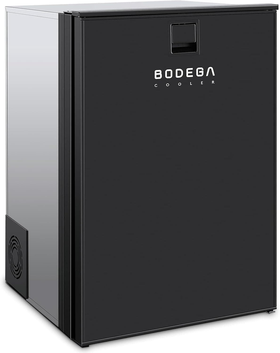 BODEGACOOLER 12-Volt Refrigerator, 116.2-Quart RV Refrigerator with Freezer, Dual-Mode 12/24V DC